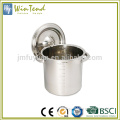 Large stainless steel pot stand, 30 liter stainless steel stock pot